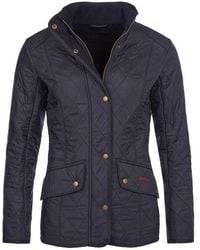 Barbour - Cavalry Polarquilt Diamond-Quilted Fleece-Lined Long Sleeve Slim Fit Quilted Jacket - Lyst