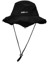 Jacquemus - Jacquard Le Bob Strap Bucket Hat - Lyst