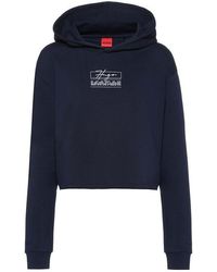 HUGO - Nemolia Hooded Sweatshirt - Lyst