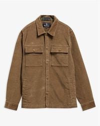 Barbour - Cord Cotton Long Sleeve Overshirt - Lyst