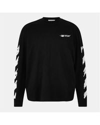 Off-White c/o Virgil Abloh - Skate Long Sleeve Relaxed Fit T-Shirt - Lyst