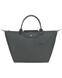 Longchamp - Le Pliage Green Medium Handbag - Lyst