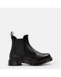 Dr. Martens - 2976 Leonore Ii Faux Fur Lined Chelsea Boots - Lyst