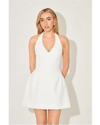 Odd Muse - The Ultimate Muse V-Neck Mini Dress - Lyst