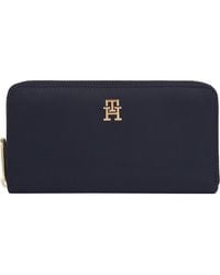 Tommy Hilfiger - Poppy Large Zip Around Purse - Lyst