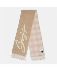 BOSS - Cecy Fringed Large Midweight Scarf - Lyst