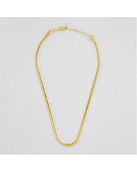Missoma - Flat Snake Chain Necklace - Lyst