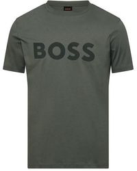 BOSS - Thinking 1 T-Shirt, Signature Logo - Lyst