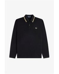 Fred Perry - Mie Tip Short Sleeve Polo Shirt - Lyst