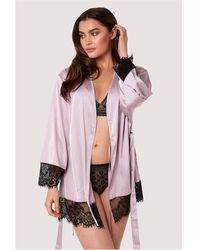 Wolf & Whistle - Alaia Mink Caged Kimono - Lyst