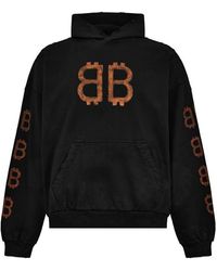 Balenciaga - Crypto Hoodie - Lyst