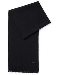 BOSS - Albas Knitted Scarf - Lyst