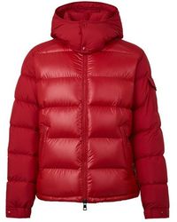 Moncler - Short Glossy Hooded Down Jacket - Lyst