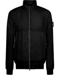 Stone Island - Crinkle Reps Bomber Midweight Jacket - Lyst