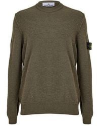 Stone Island - Stone Textured Knit Sn64 - Lyst