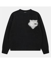 The Couture Club - Fluffy Knit Crew Sweater - Lyst