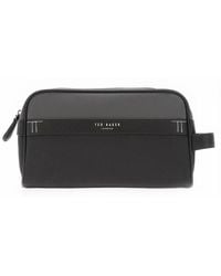 Ted Baker - S Morriss Nylon Washbag Toiletry Bag In Black - Lyst