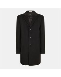 BOSS - Hyde Tailored Fit Long Formal Coat - Lyst