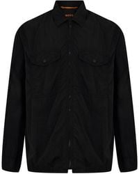 BOSS - Zip Shacket - Lyst