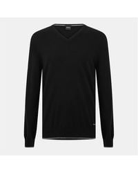 BOSS - T-Ettore Knitwear Jumper - Lyst