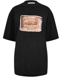 Acne Studios - Label Oversized T-Shirt - Lyst