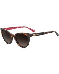 Moschino - Cat Eye Round Sunglasses - Lyst