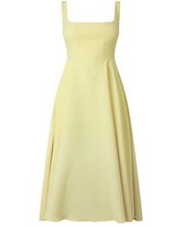 Odd Muse - The Ultimate Muse High Waist Square Neck Midi Dress - Lyst
