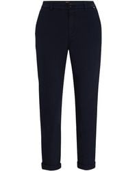 BOSS - Tashani Slim Fit Trousers - Lyst