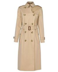 Burberry - Waterloo Heritage Cotton Water Resistant Long Sleeve Double Breasted Trench Coat - Lyst