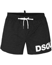 DSquared² - Dsq Heritage Quick Drying Swim Shorts - Lyst