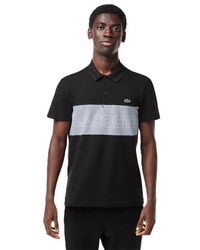 Lacoste - Regular Fit Stretch Mini Piqué Polo - Lyst