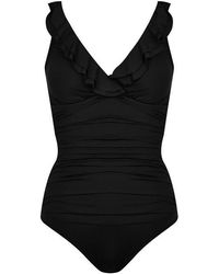 Ralph Lauren - Ruffle-Trim One-Piece - Lyst