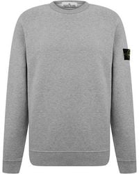 Stone Island - Crew Neck Sweatshirt - Lyst