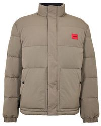 HUGO - Short Puffer Jacket - Lyst