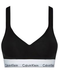 Calvin Klein - Modern Cotton Bralette Lightly Lined - Lyst