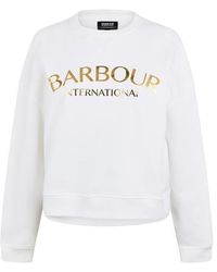 Barbour - Laia Logo Sweatshirt - Lyst