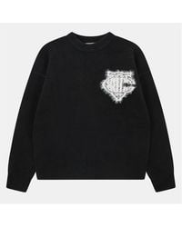 The Couture Club - Fluffy Knit Crew Sweater - Lyst