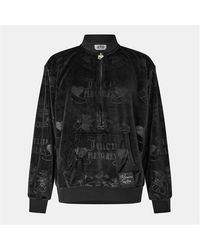 Pleasures - X Juicy Couture Crest Velour Quarter Zip - Lyst