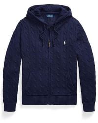 Polo Ralph Lauren - Full Zip Knitted Top - Lyst