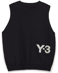 Y-3 - Knit Logo Vest - Lyst