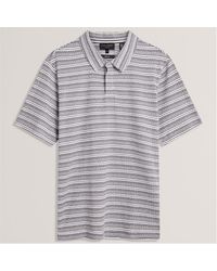 Ted Baker - Short Sleeve Polo Shirt - Lyst