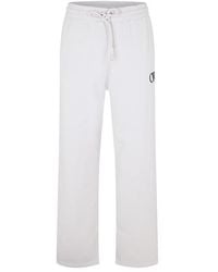 Off-White c/o Virgil Abloh - Closed Hem Fleece Joggers - Lyst