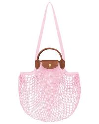Longchamp - Le Pliage Filet Knit Bag - Lyst