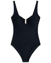 Chelsea Peers - Plunge Swimsuit - Lyst