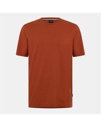 BOSS - Thompson Soft Cotton T-Shirt - Lyst