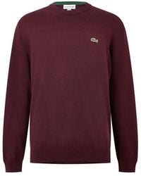 Lacoste - Knitted Jumper - Lyst