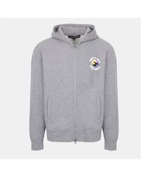 PRETTY BOY UGLY WORLD - Cotton Long Sleeve Zip Hoodie - Lyst