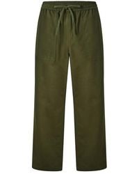 Maison Kitsuné - Workwear Wide Leg Trousers - Lyst
