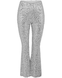 Never Fully Dressed - Diva High Rise Flared Trousers - Lyst