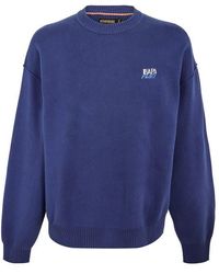 Napapijri - Optical Full Zip Crew Neck Jumper - Lyst